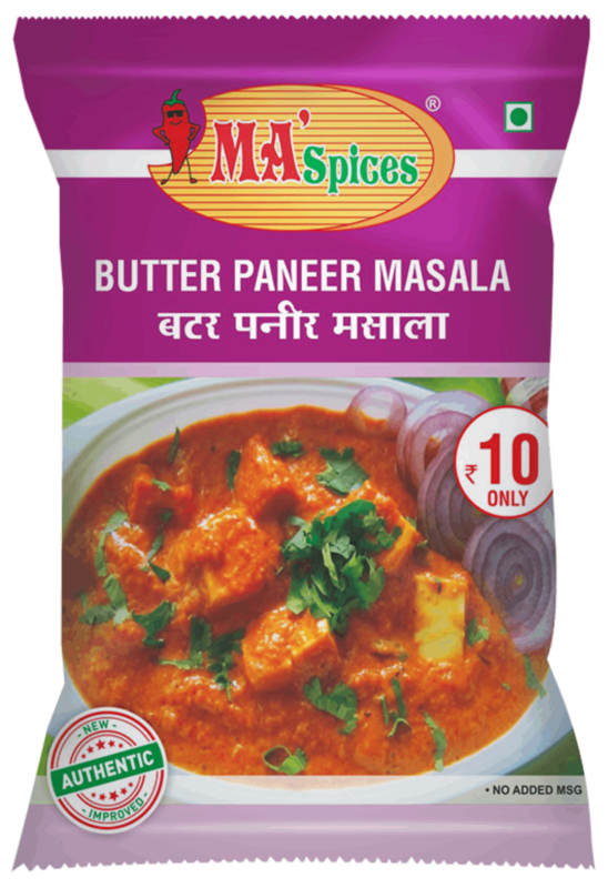 Butter Panner Masala sold at Maspices
